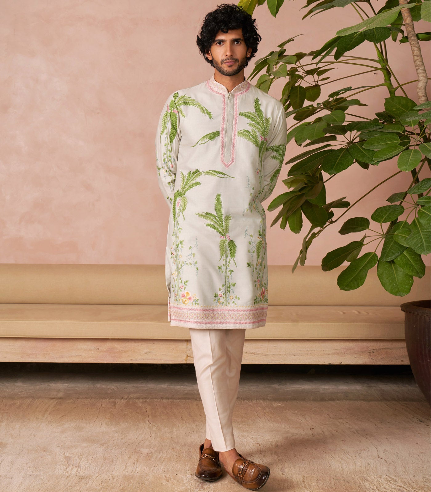 AQUA BLUE KURTA SET