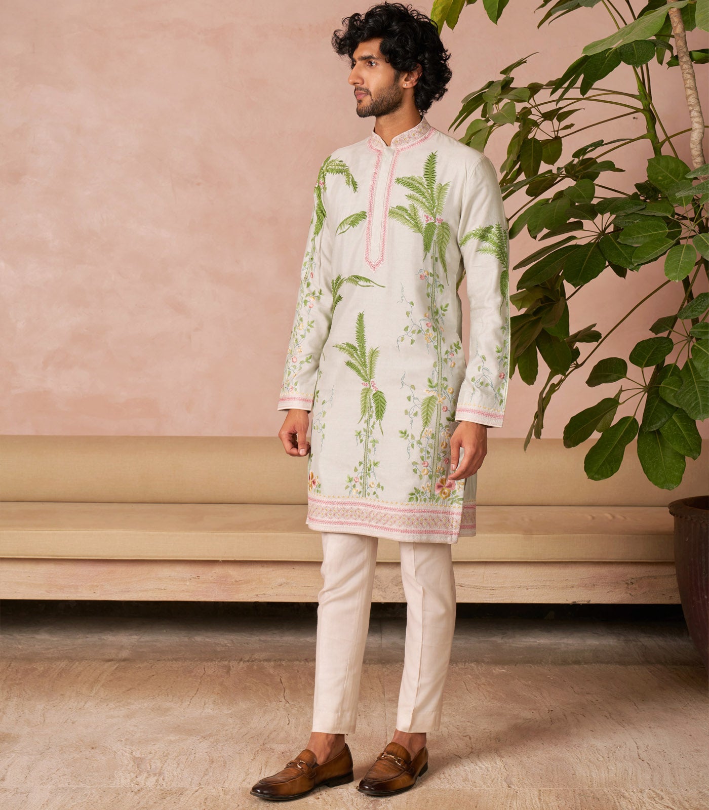 AQUA BLUE KURTA SET