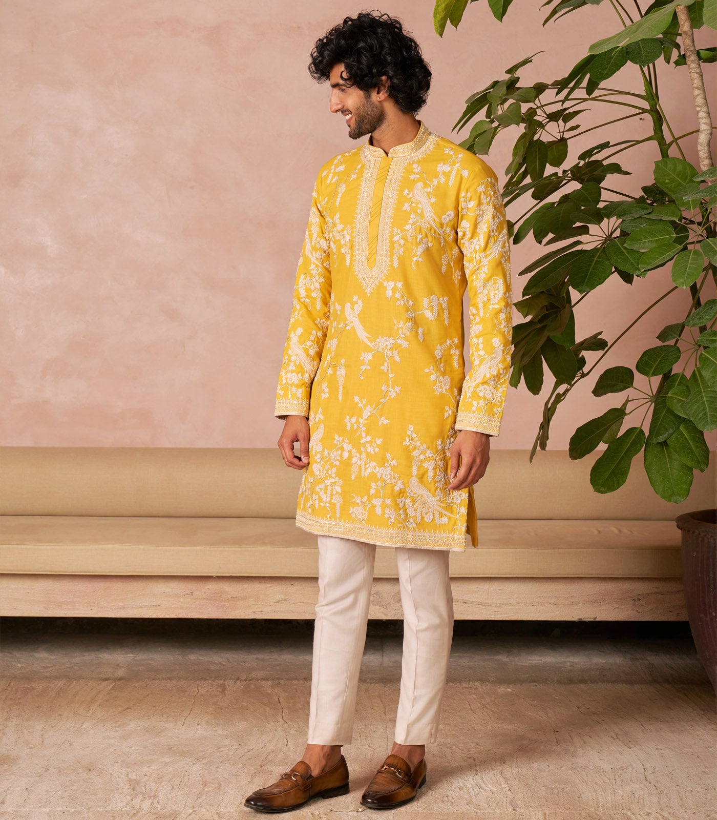 YELLOW KURTA SET