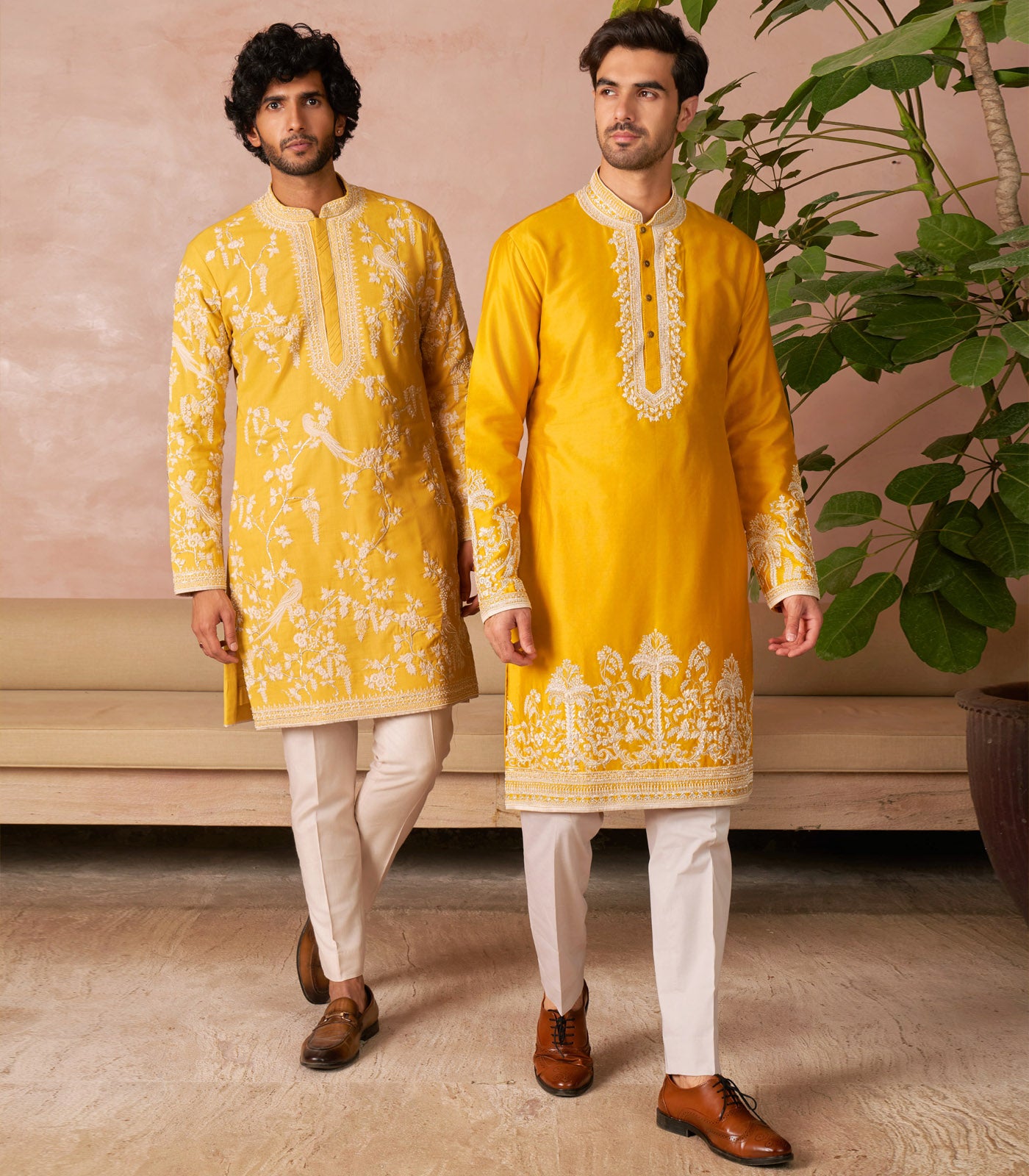 YELLOW KURTA SET
