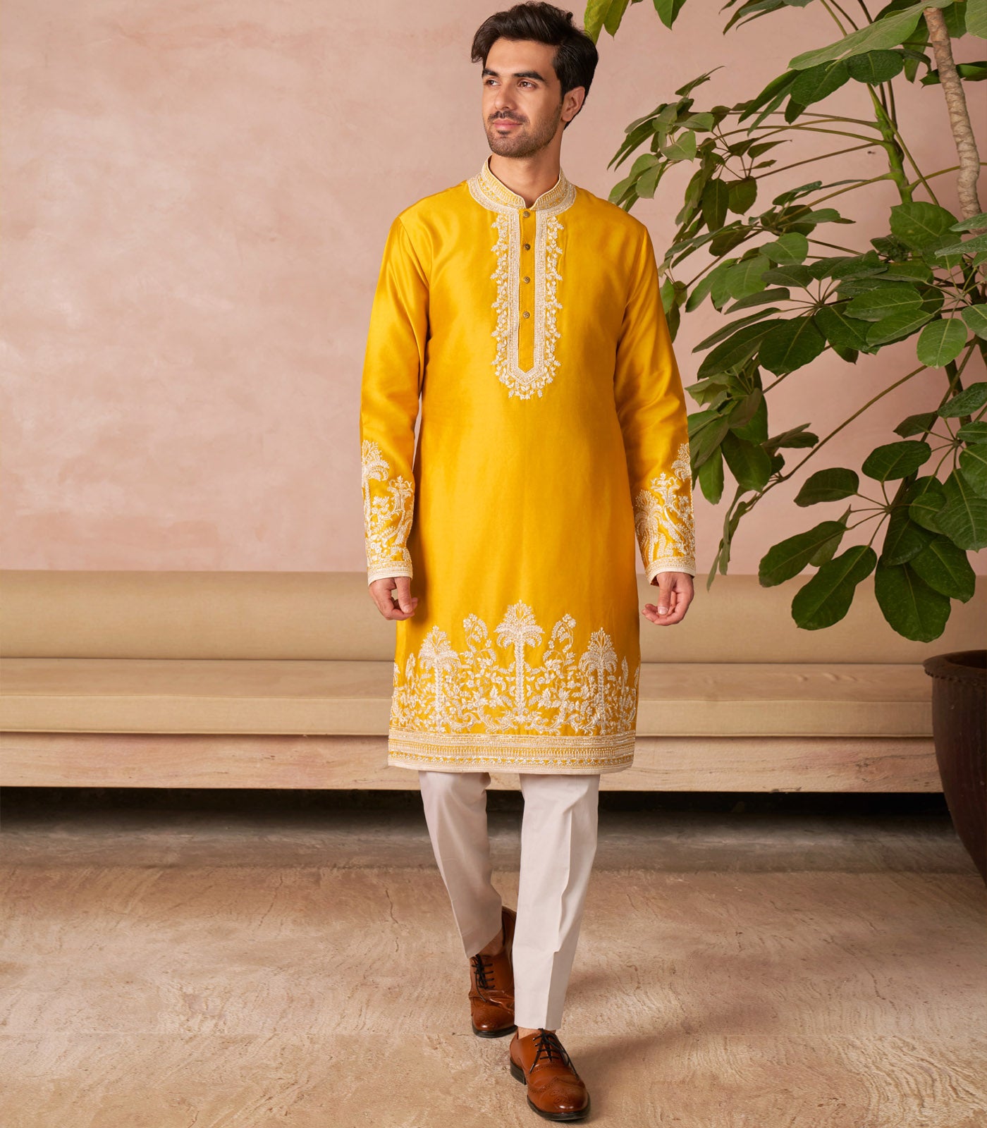 YELLOW KURTA SET