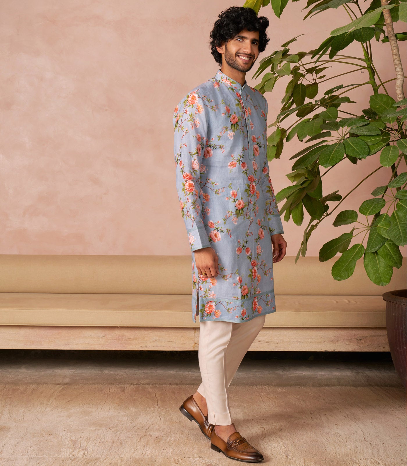 BLUE KURTA SET