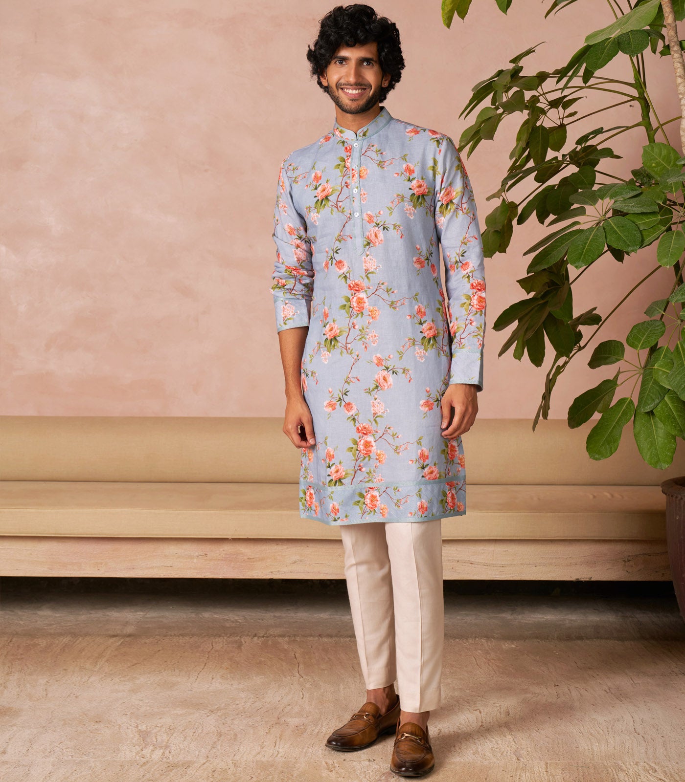 BLUE KURTA SET