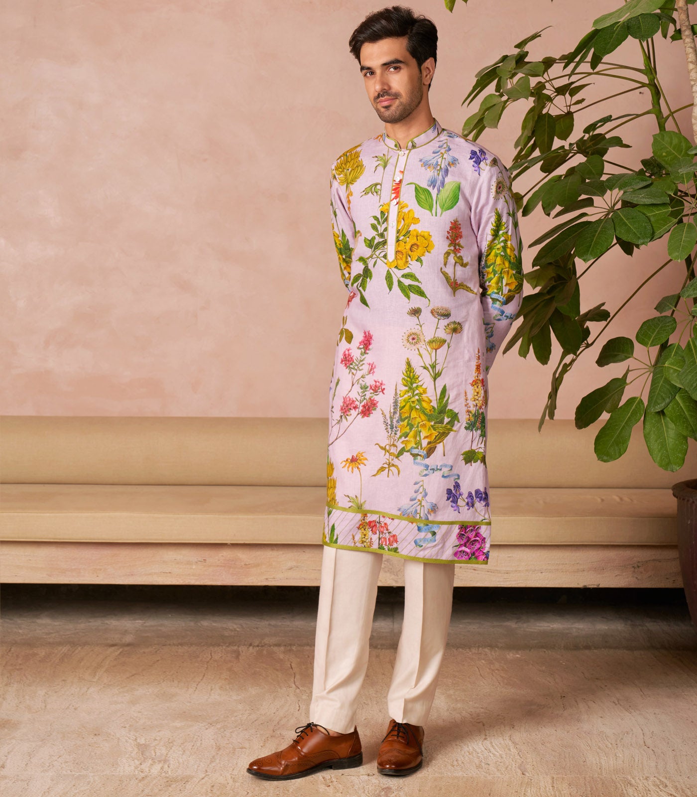 LILAC KURTA SET
