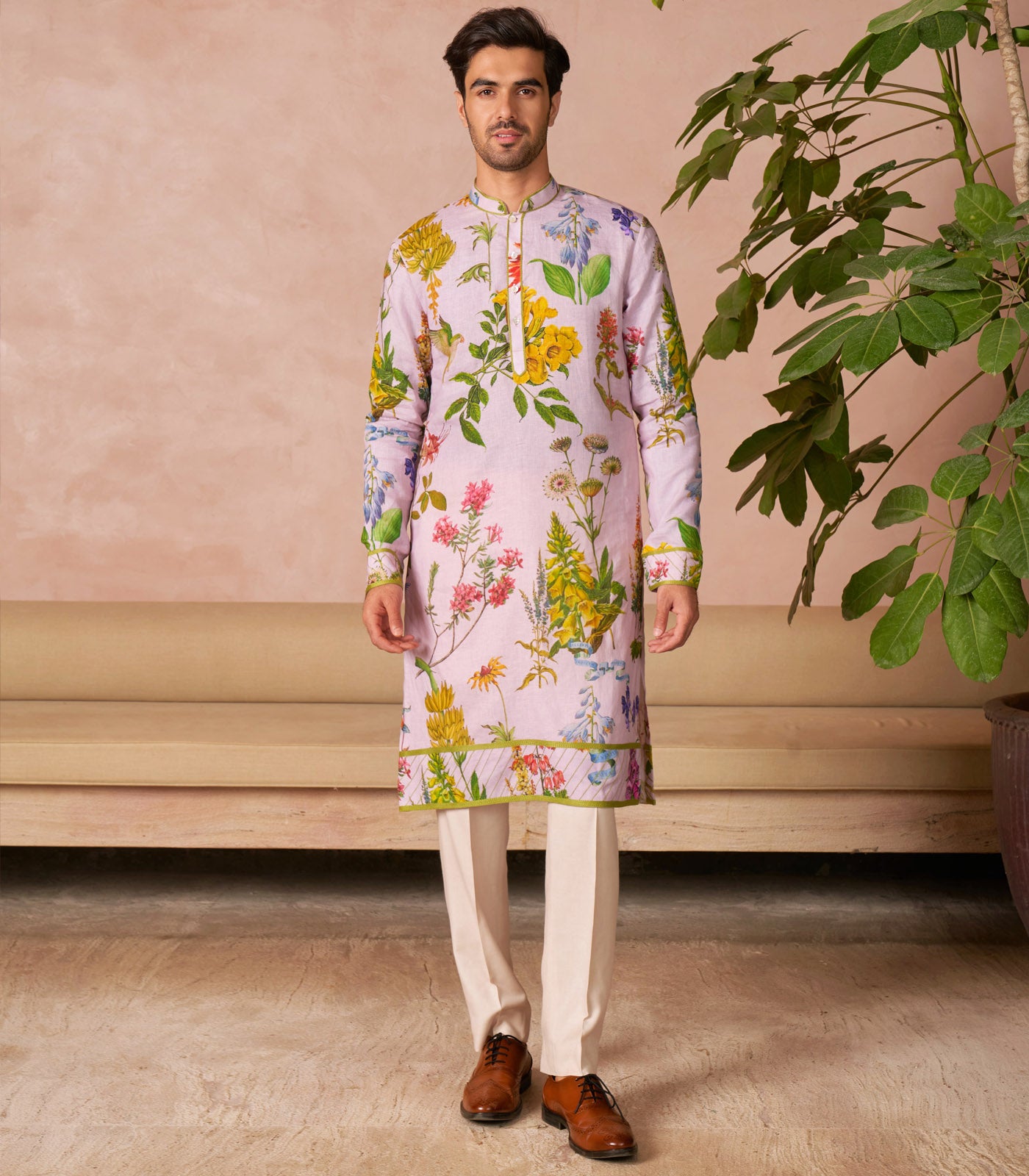 LILAC KURTA SET