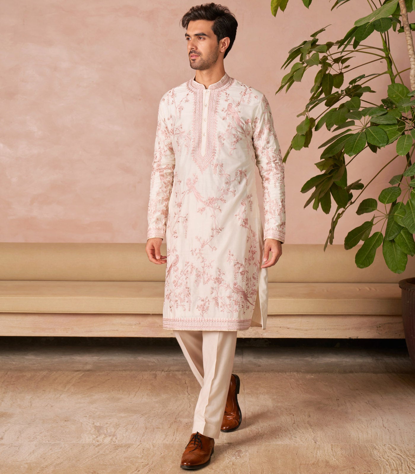 IVORY KURTA SET