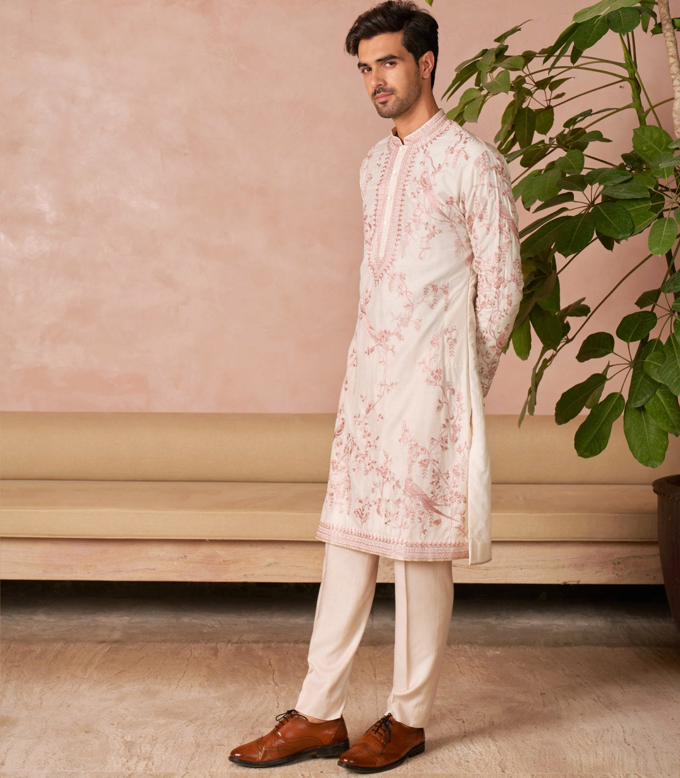 IVORY KURTA SET