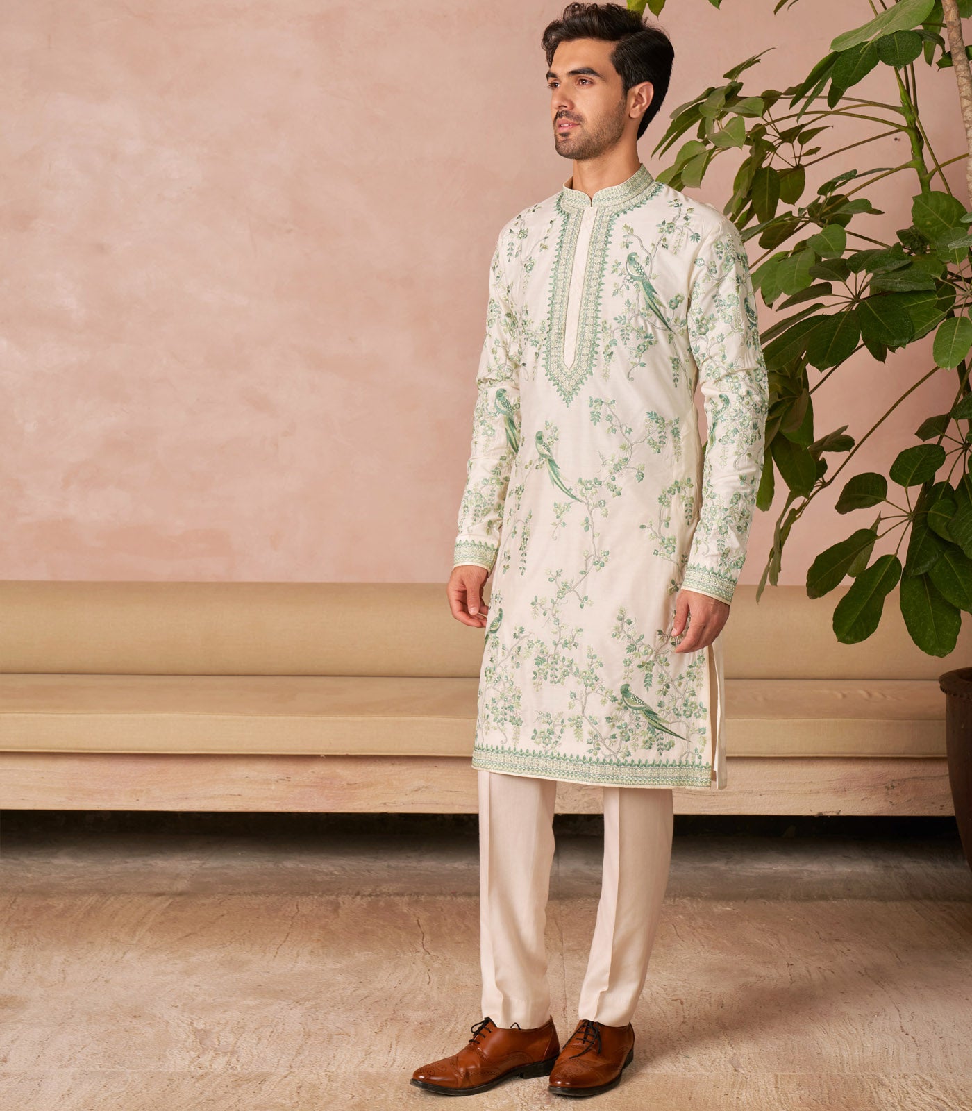 IVORY KURTA SET