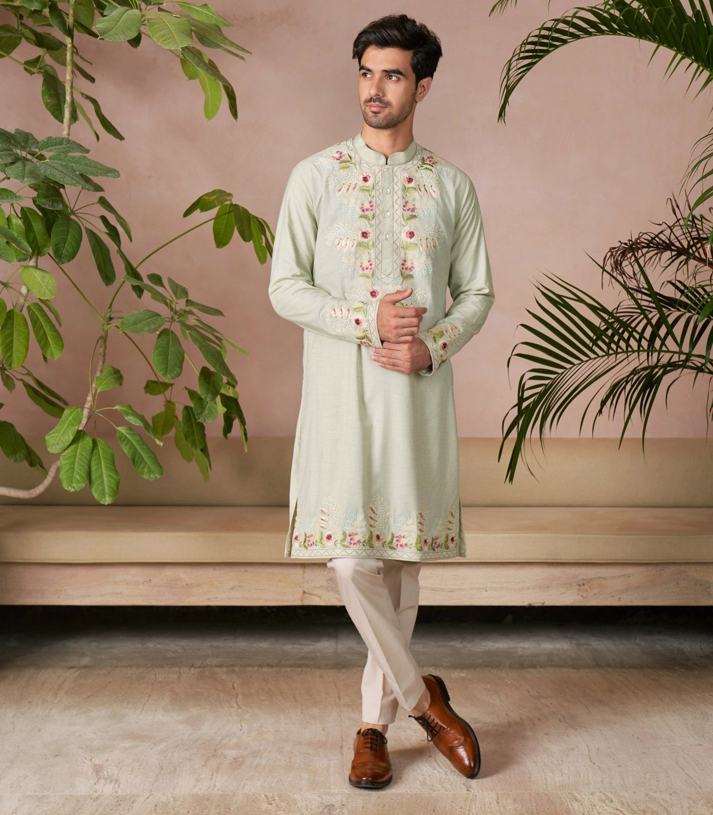 MINT GREEN KURTA SET
