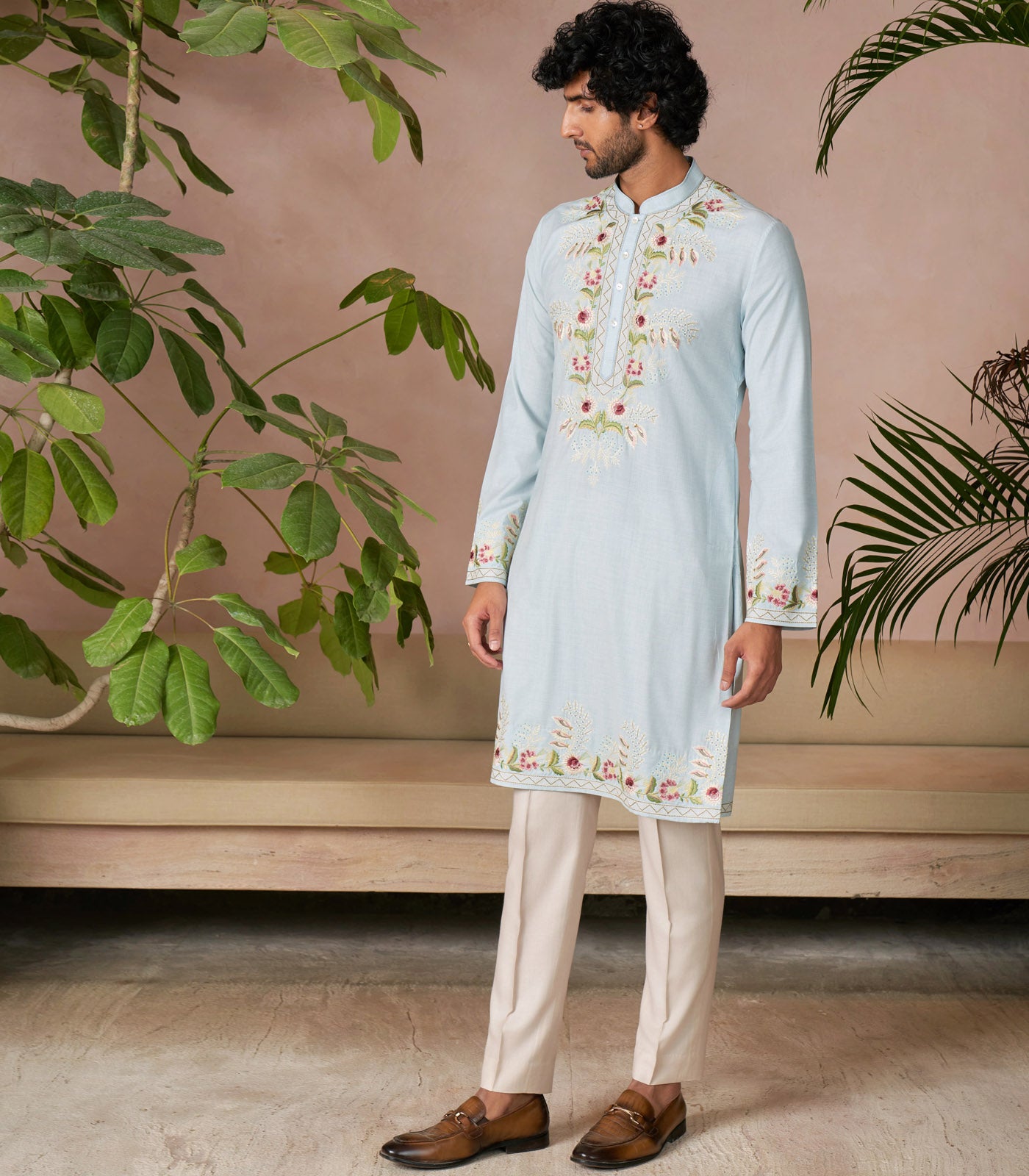 SKY BLUE KURTA SET