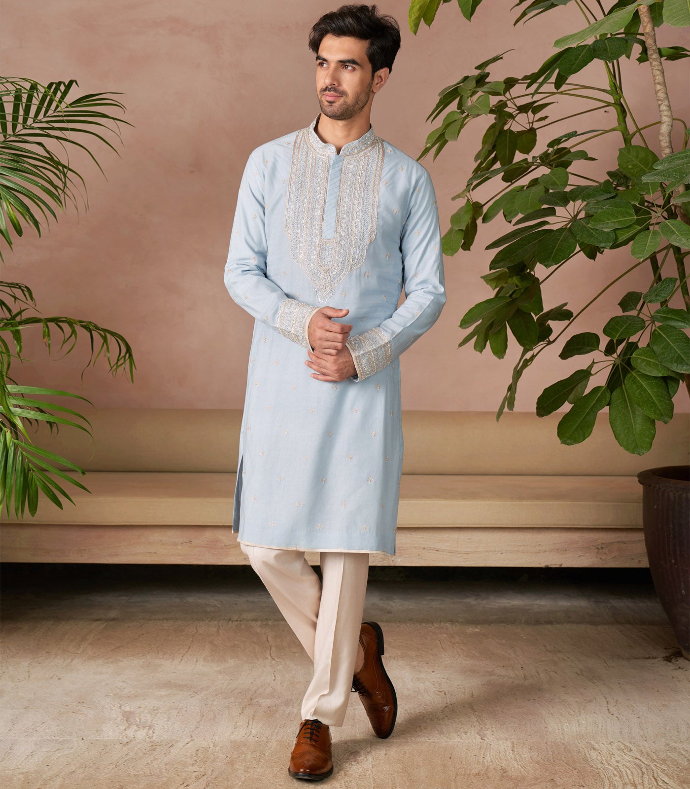 SKY BLUE KURTA SET