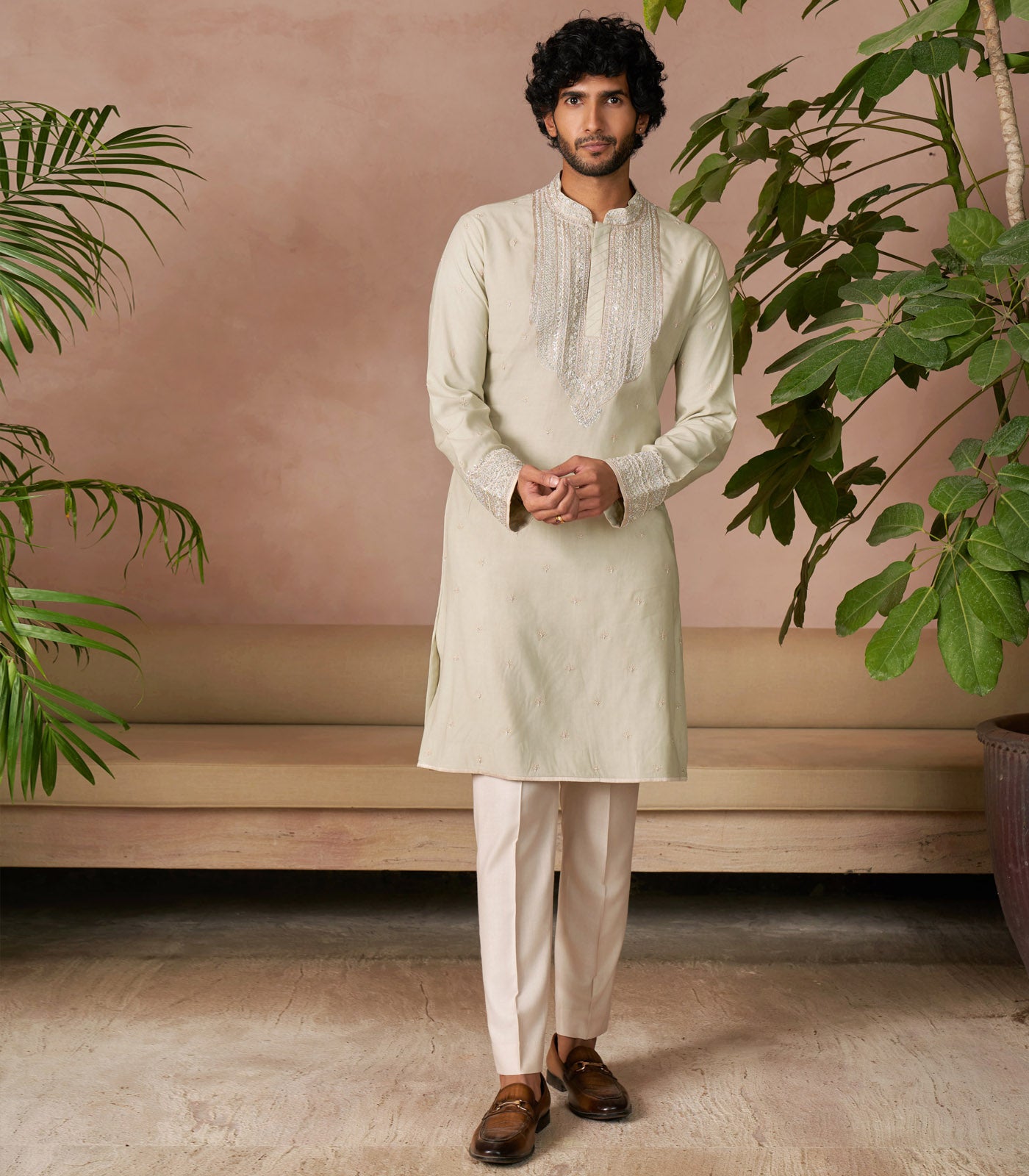 MINT GREEN KURTA SET