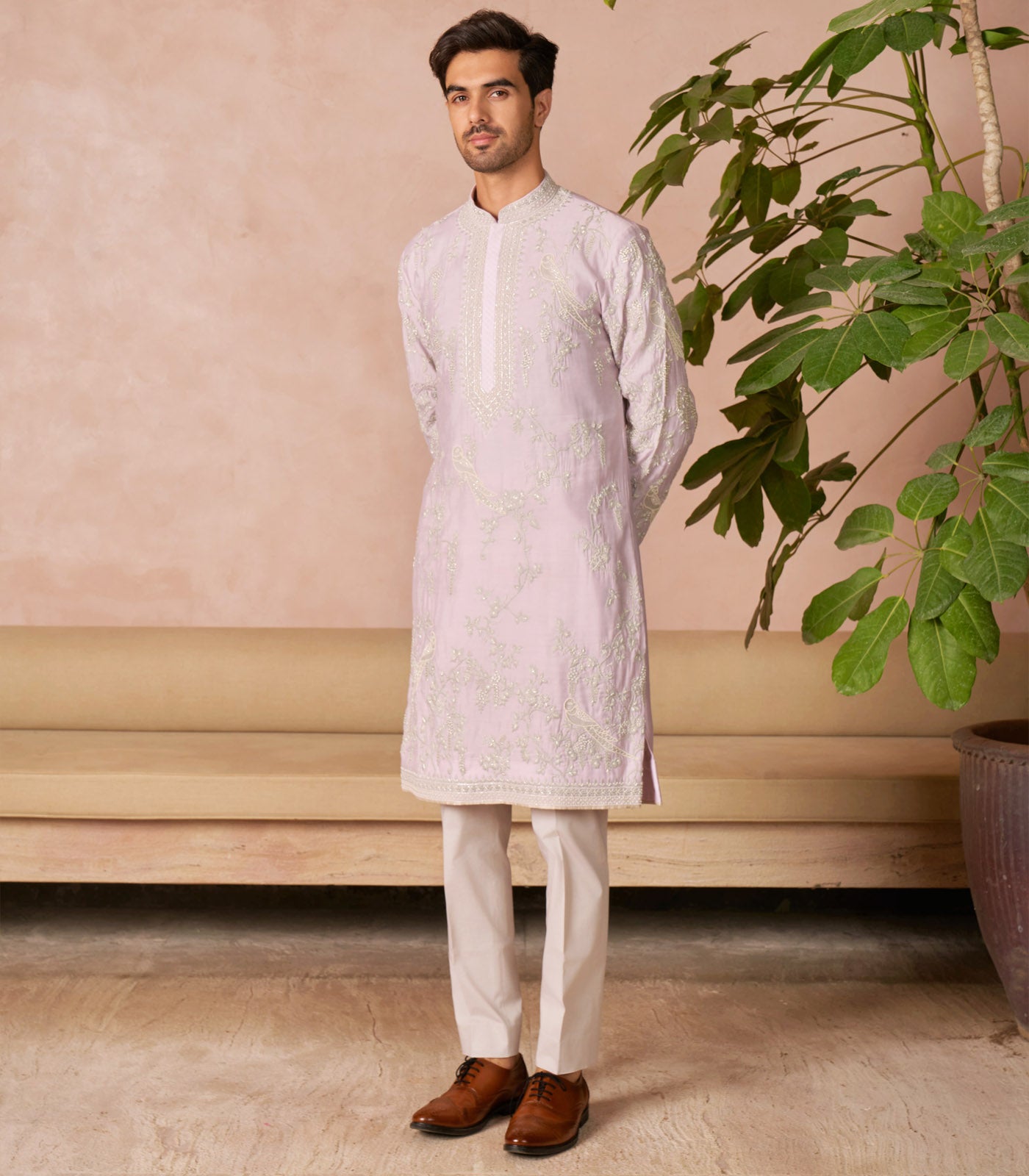 LILAC KURTA SET