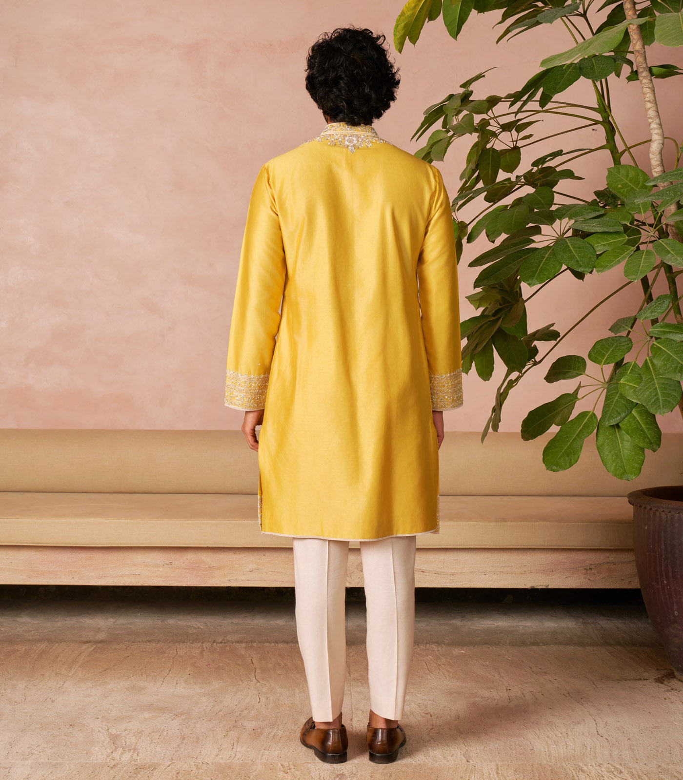 YELLOW KURTA SET