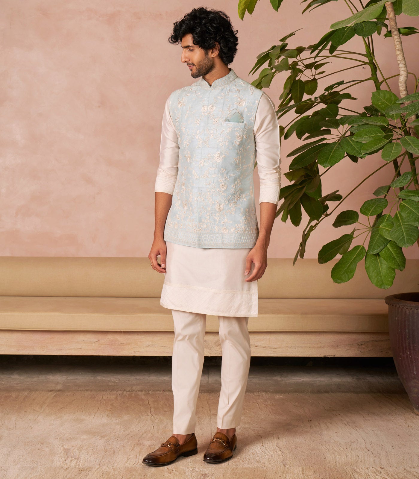 SKY BLUE BANDI SET