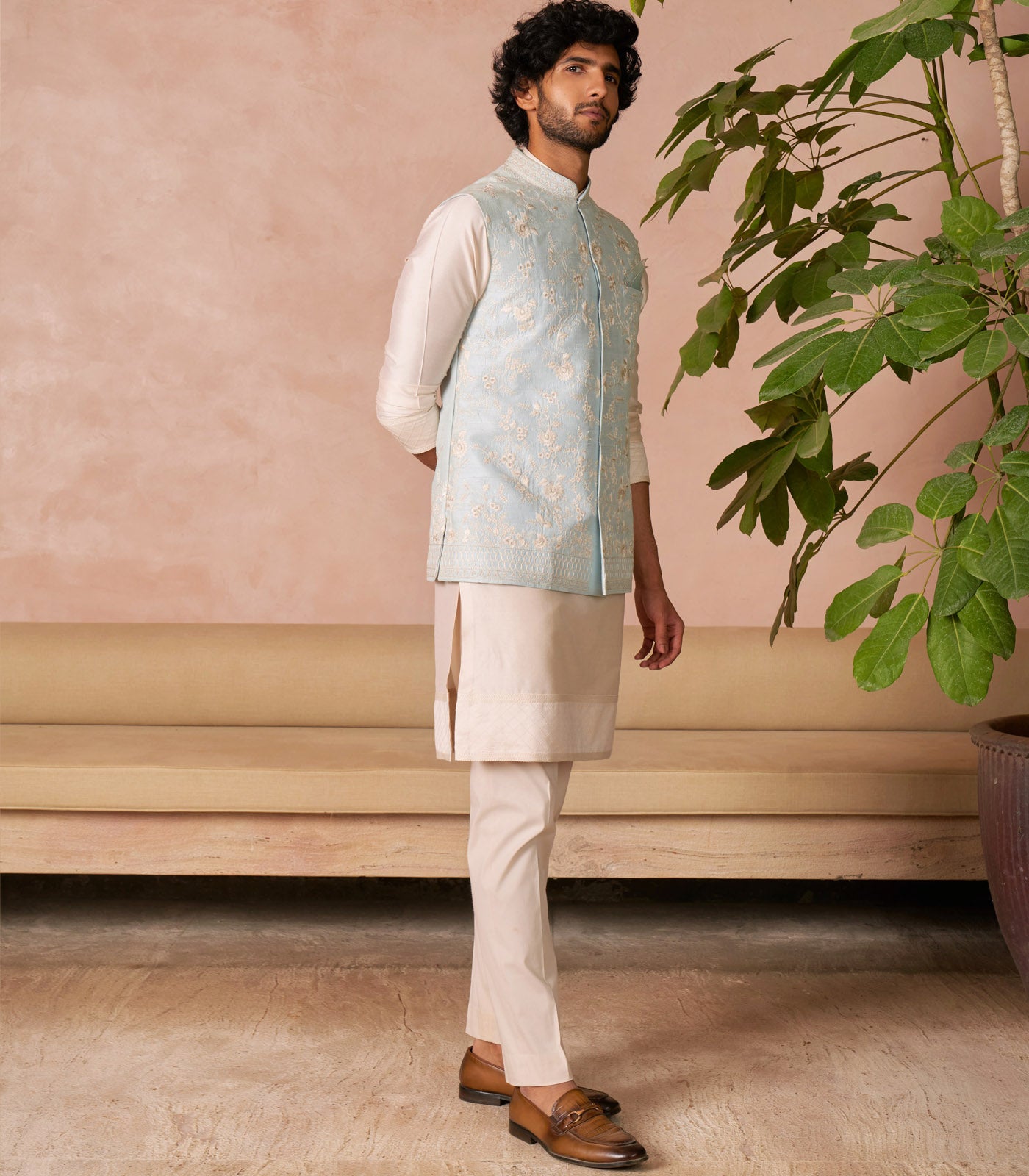 SKY BLUE BANDI SET