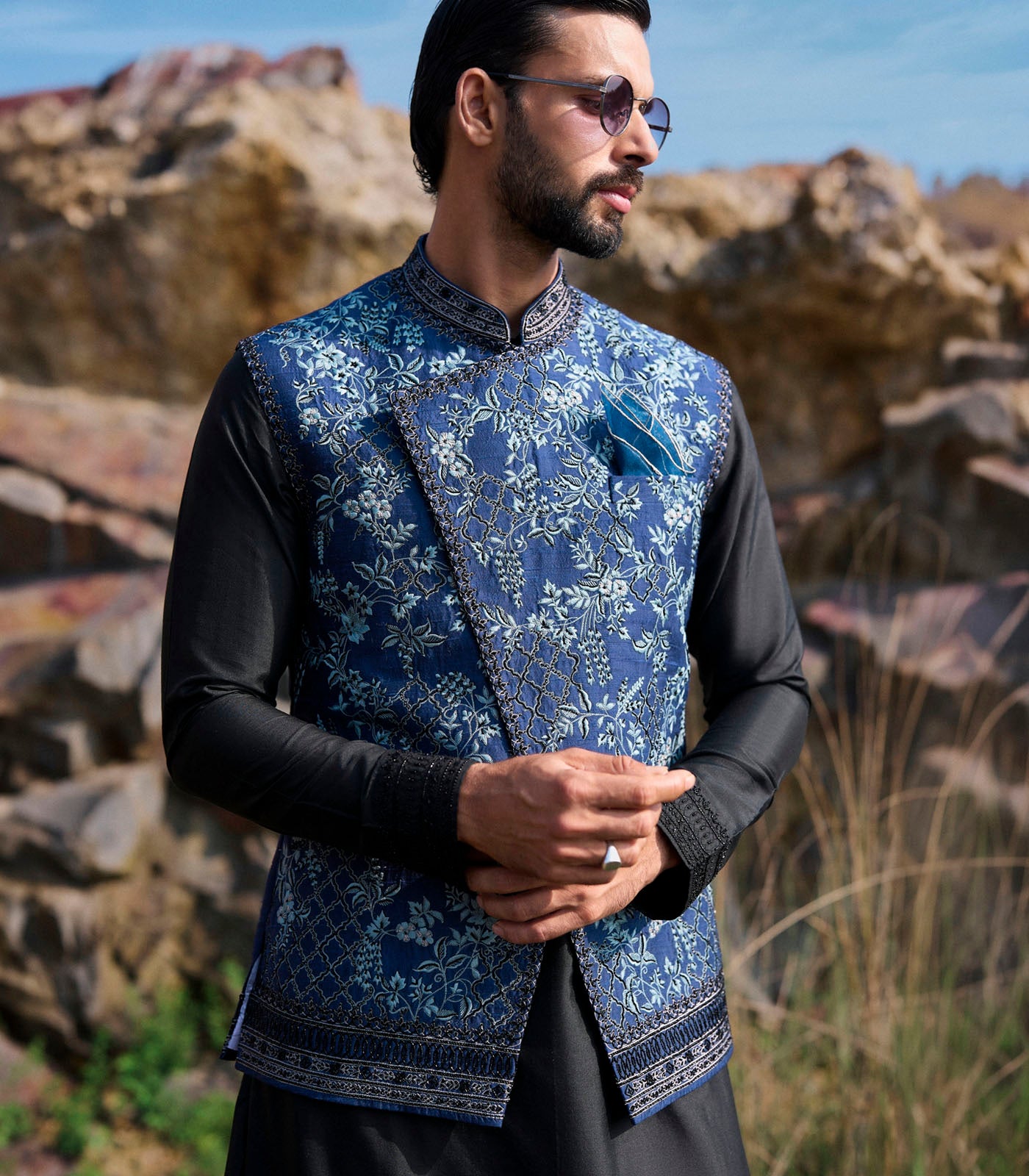 MIDNIGHT BLUE BANDI SET