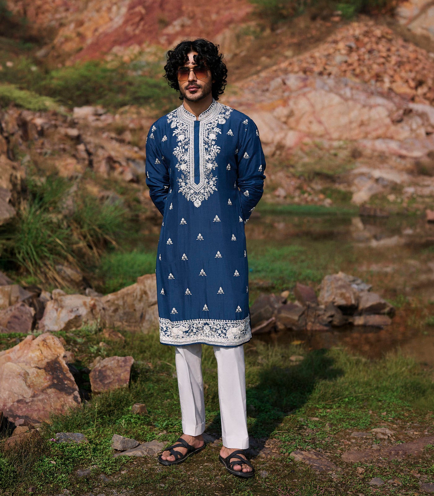 MIDNIGHT BLUE KURTA SET