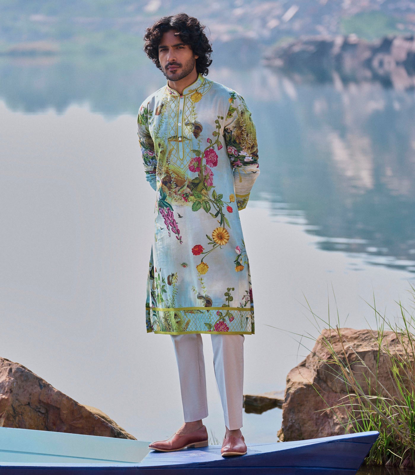 SEAGREEN KURTA SET