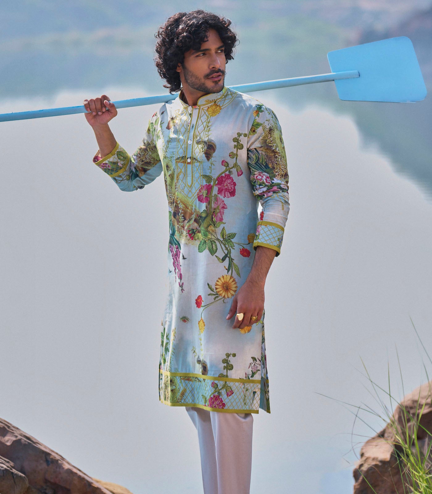 SEAGREEN KURTA SET