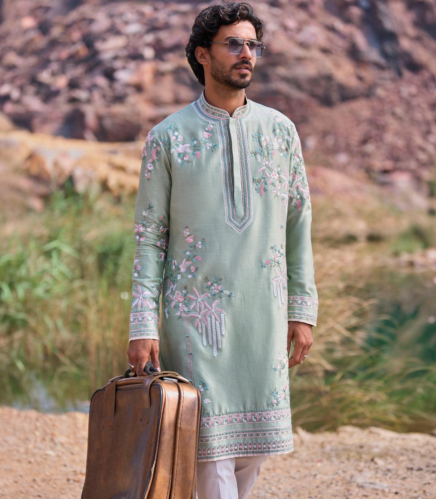 MINT GREEN KURTA SET