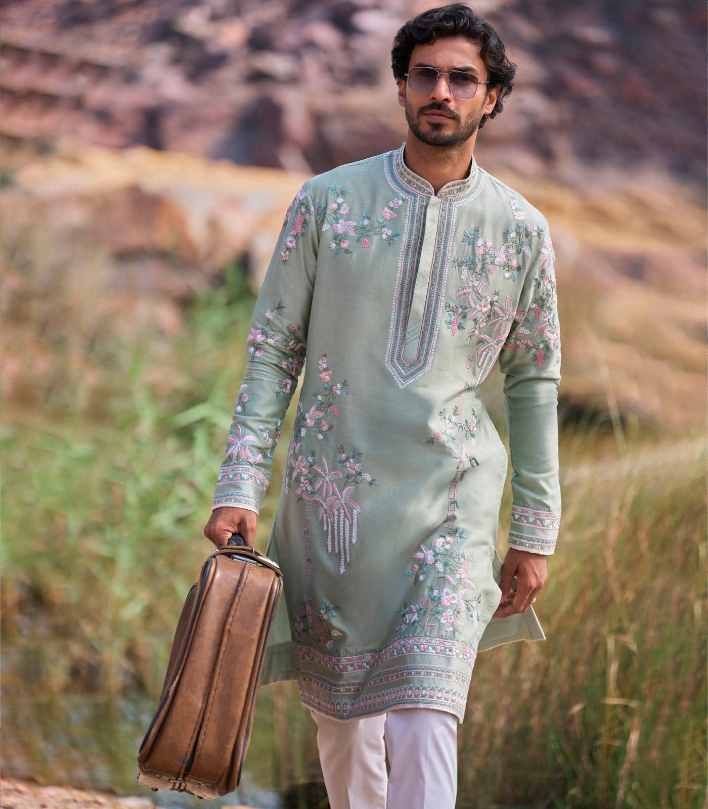 MINT GREEN KURTA SET