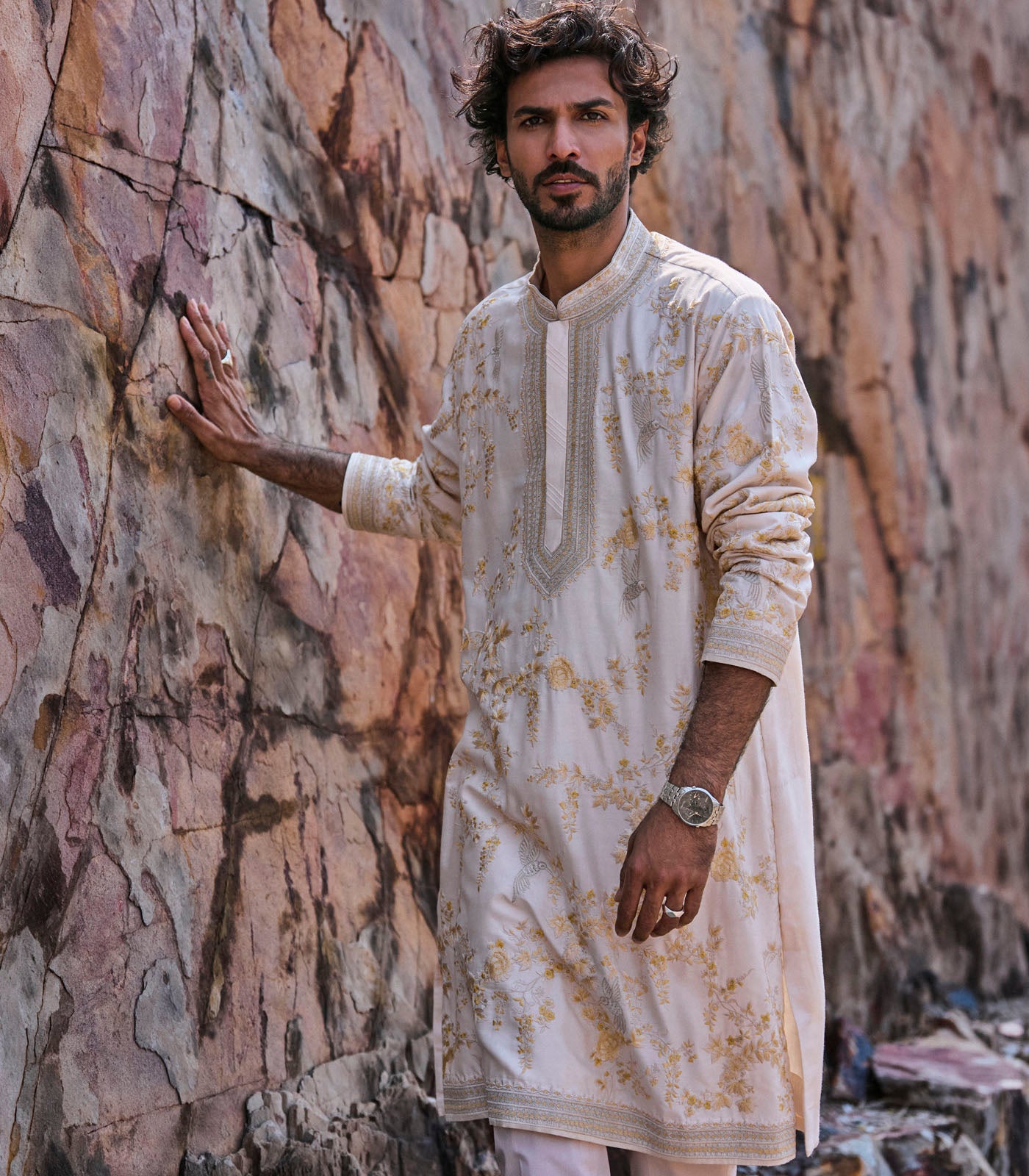 IVORY KURTA SET