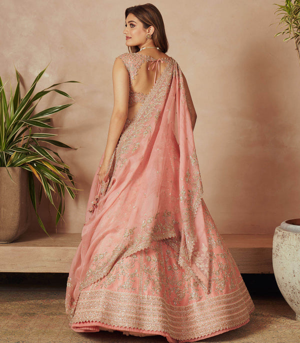 PINK AASTRA LEHENGA SET