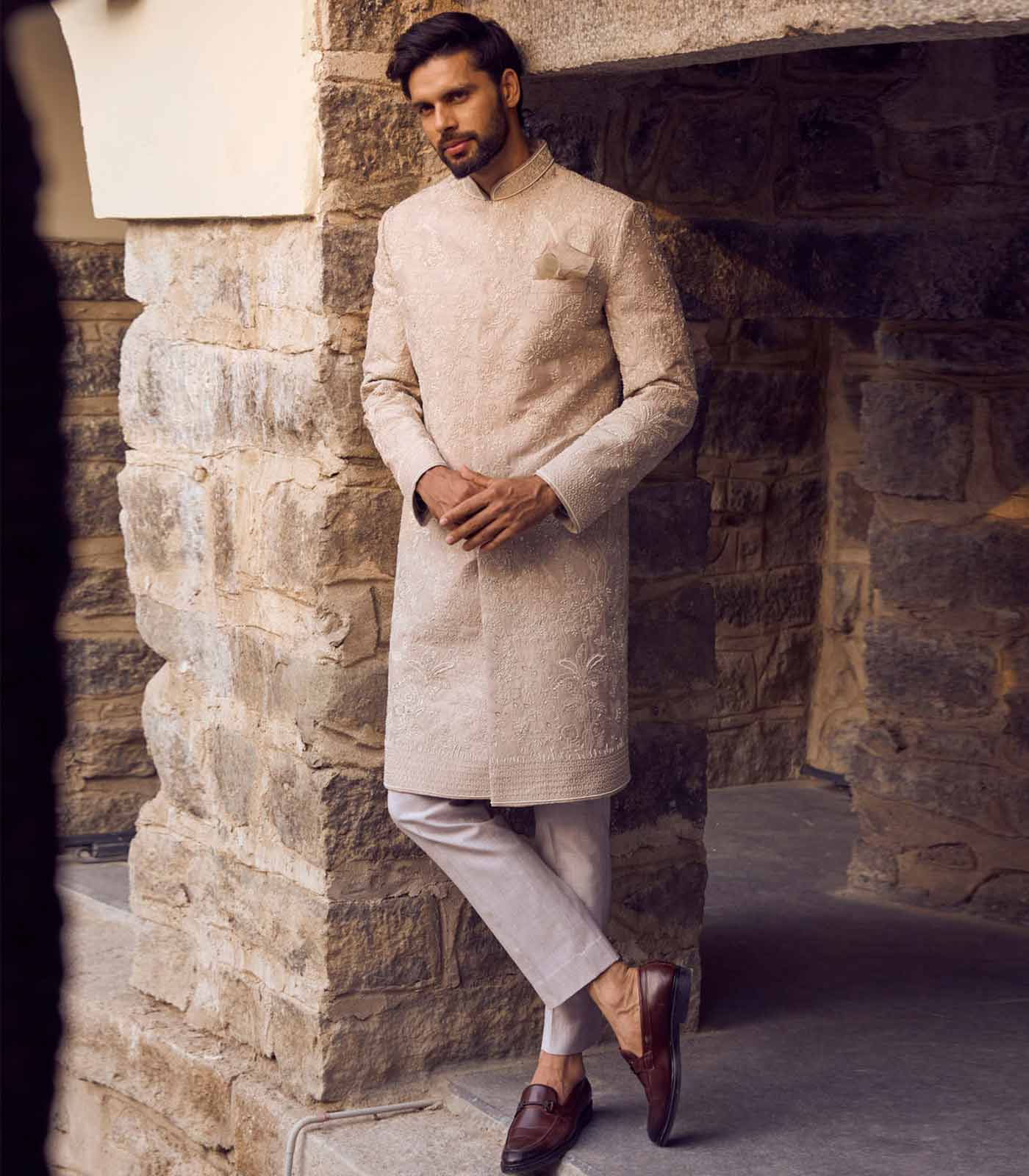 FOREST IVORY  SHERWANI