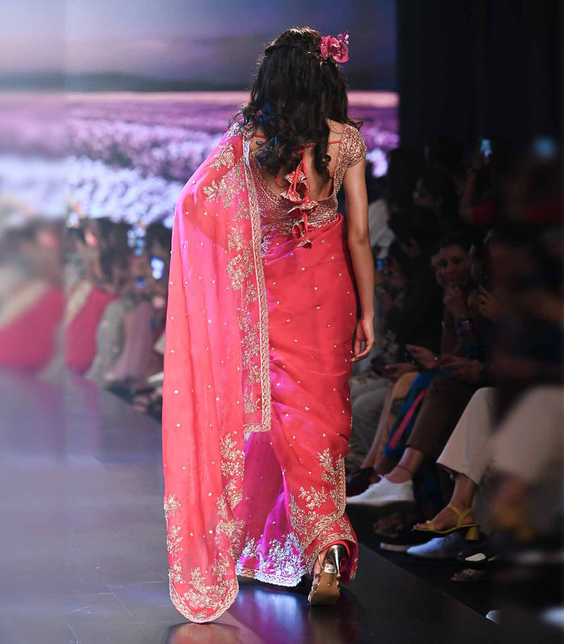 Inayat Pink saree