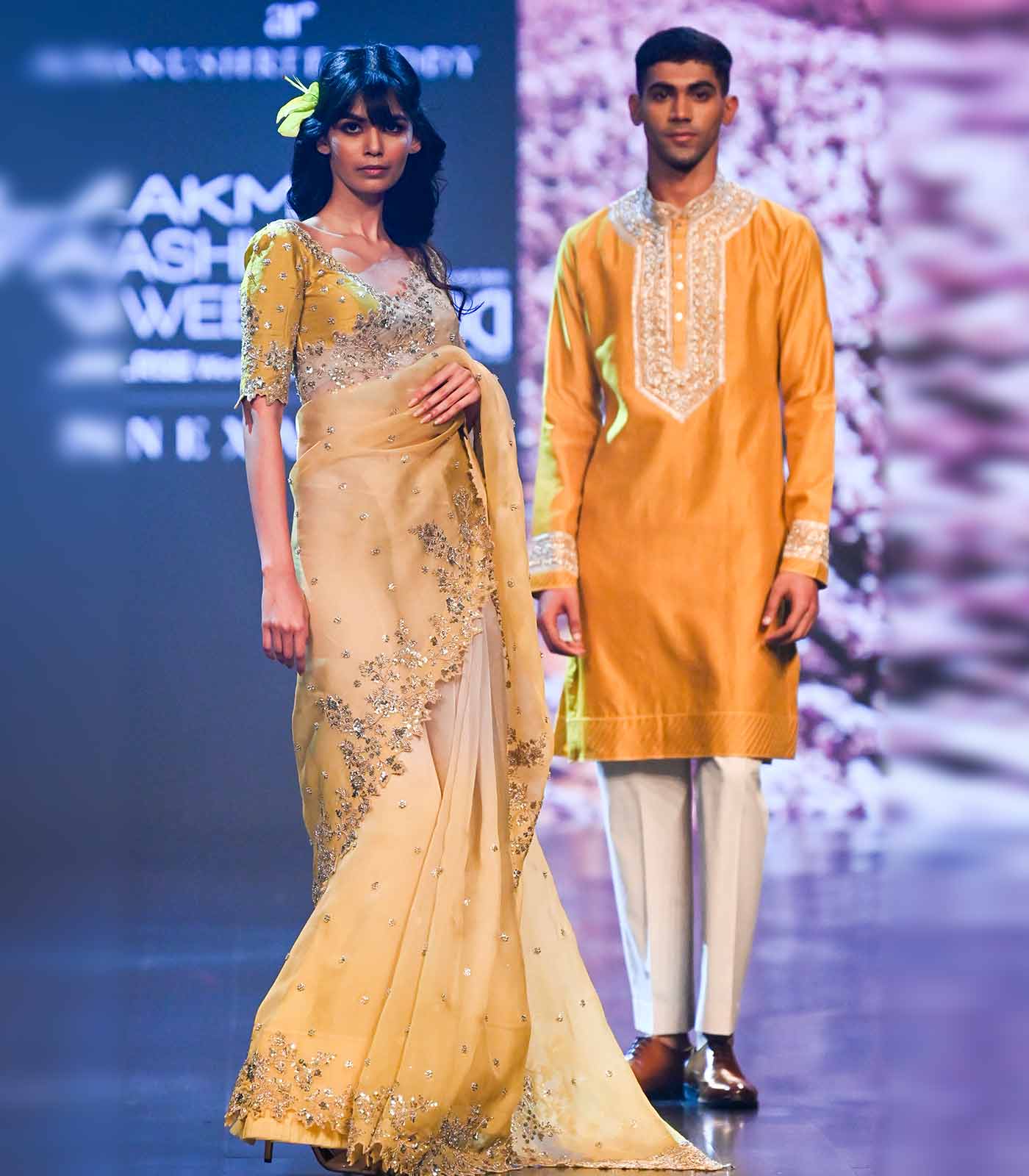 Celeste Mustard kurta set