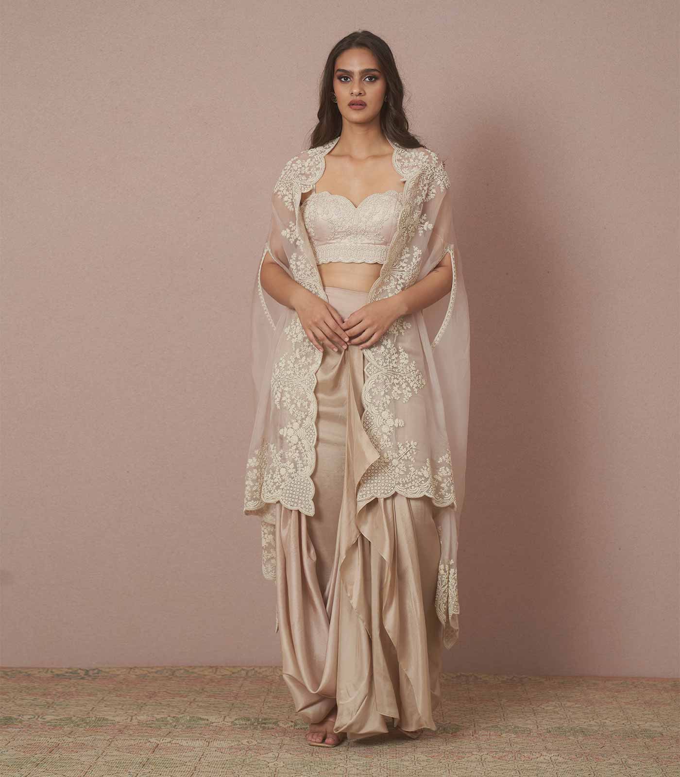sarah pearl cape set